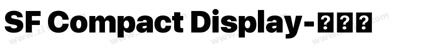 SF Compact Display字体转换